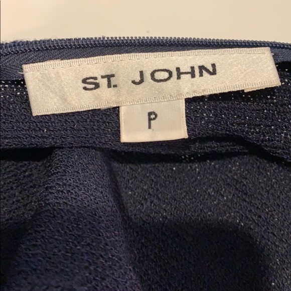 St. John Santana Knit  Mock Neck Tank Small - Picture 4 of 4